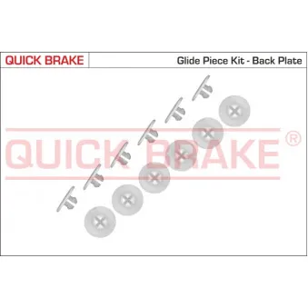 QUICK BRAKE 6858K - Kit d'accessoires, mâchoire de frein