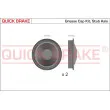 QUICK BRAKE 9828K - Bonnette/tête/bout, roulement de roue