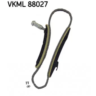 SKF VKML 88027 - Kit de distribution par chaîne