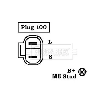 Alternateur BORG & BECK OEM ME203546