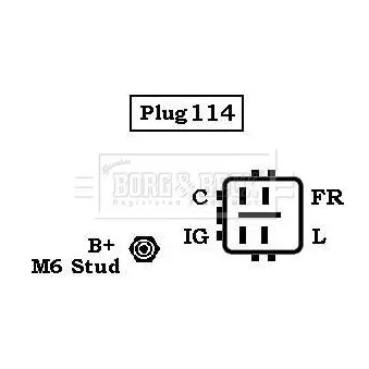 Alternateur BORG & BECK OEM 2706033050