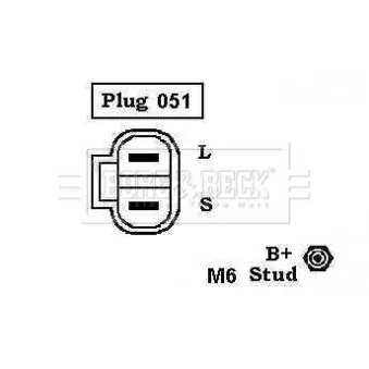 Alternateur BORG & BECK OEM MD147245
