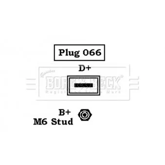 Alternateur BORG & BECK OEM 46231657
