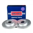 BORG & BECK BBD4256 - Jeu de 2 disques de frein avant