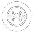 BORG & BECK BBD4380 - Jeu de 2 disques de frein arrière