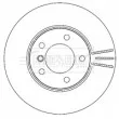 BORG & BECK BBD4471 - Jeu de 2 disques de frein avant
