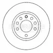BORG & BECK BBD4580 - Jeu de 2 disques de frein avant