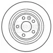 BORG & BECK BBD4587 - Jeu de 2 disques de frein arrière