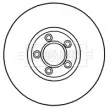 BORG & BECK BBD4691 - Jeu de 2 disques de frein avant