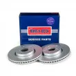 BORG & BECK BBD4745 - Jeu de 2 disques de frein avant