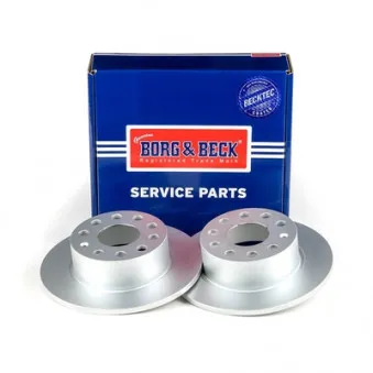 Jeu de 2 disques de frein arrière BORG & BECK OEM 5Q0615601C
