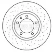 BORG & BECK BBD6044S - Disque de frein avant gauche