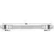 BORG & BECK BBH6274 - Flexible de frein