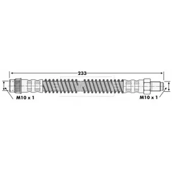 Flexible de frein BORG & BECK BBH6277