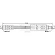 BORG & BECK BBH6431 - Flexible de frein