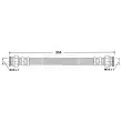 BORG & BECK BBH6510 - Flexible de frein