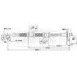 BORG & BECK BBH6670 - Flexible de frein