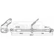 Flexible de frein BORG & BECK [BBH6741]