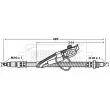 BORG & BECK BBH6754 - Flexible de frein