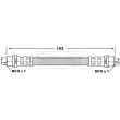 BORG & BECK BBH6760 - Flexible de frein