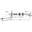 BORG & BECK BBH6804 - Flexible de frein