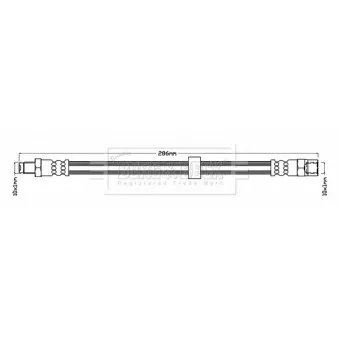 Flexible de frein BORG & BECK OEM 9169139
