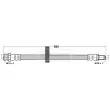 BORG & BECK BBH6913 - Flexible de frein