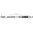 BORG & BECK BBH6964 - Flexible de frein