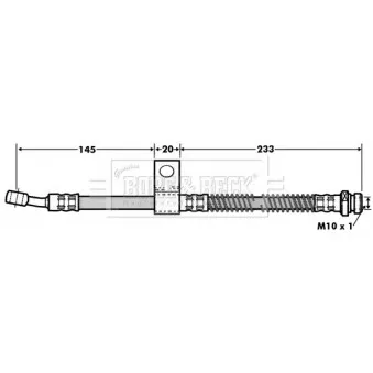 Flexible de frein BORG & BECK OEM 5873102011