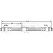 Flexible de frein BORG & BECK [BBH7030]