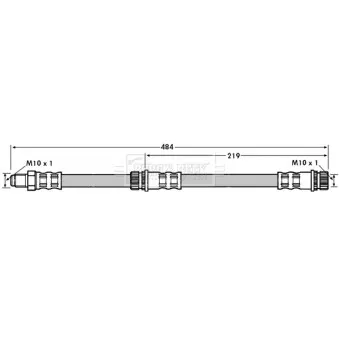 Flexible de frein BORG & BECK OEM 4650B135