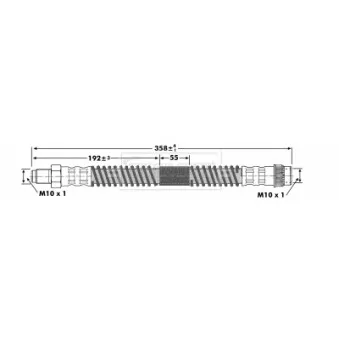 Flexible de frein BORG & BECK OEM 9111662