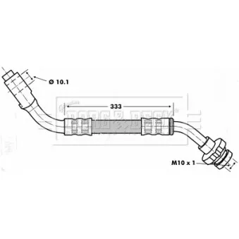 Flexible de frein BORG & BECK OEM 4621131G11