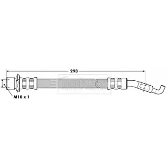 Flexible de frein BORG & BECK OEM 9094702E85