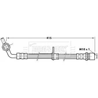 Flexible de frein BORG & BECK OEM 9094702a27