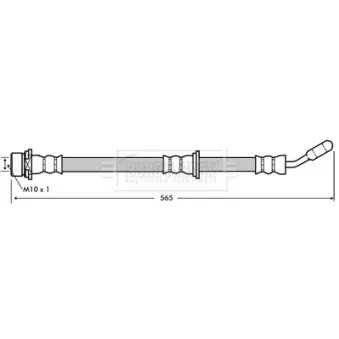 Flexible de frein BORG & BECK OEM 9094702B85