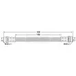 BORG & BECK BBH7353 - Flexible de frein
