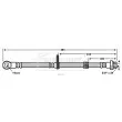 Flexible de frein BORG & BECK [BBH7554]