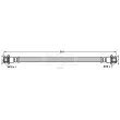 BORG & BECK BBH7661 - Flexible de frein