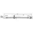 BORG & BECK BBH7676 - Flexible de frein