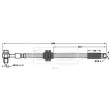 BORG & BECK BBH7734 - Flexible de frein