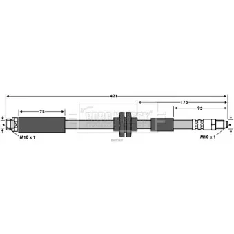 Flexible de frein BORG & BECK OEM C23643980A