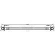 BORG & BECK BBH7892 - Flexible de frein