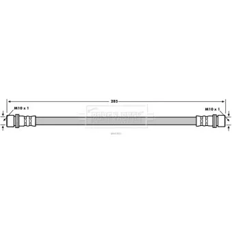 Flexible de frein BORG & BECK OEM 90947W2009