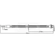 Flexible de frein BORG & BECK [BBH8038]