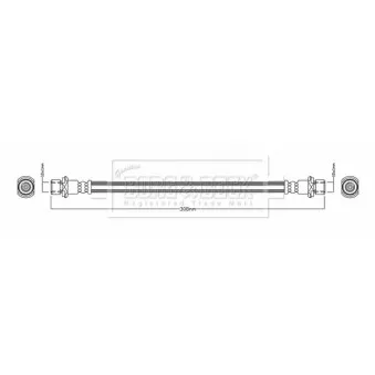 Flexible de frein BORG & BECK OEM 9094702D36