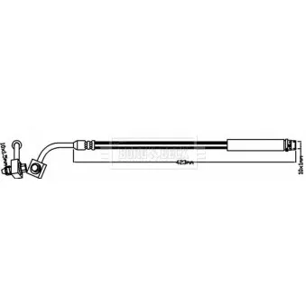 Flexible de frein BORG & BECK OEM 95083149