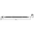 Flexible de frein BORG & BECK [BBH8606]