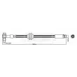 BORG & BECK BBH8710 - Flexible de frein