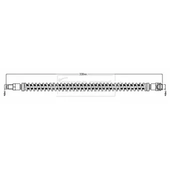 Flexible de frein BORG & BECK OEM 2044200048
